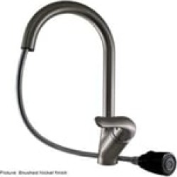 Whitehaus WH-3-2169 Rainforest Single Hole Kitchen Faucet with Matching Spray Head