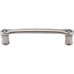 Top Knobs M968 Edwardian 3 3/4" Center to Center Zinc Alloy Link Cabinet Pull in Pewter Antique