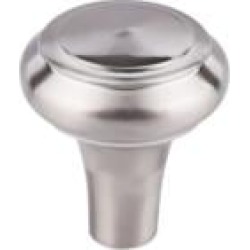 Top Knobs M2041 Aspen II 1 1/4" Cast Bronze Mushroom Shaped Peak Cabinet Knob in Brushed Satin Nickel