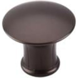 Top Knobs M913 Edwardian 1 1/4" Zinc Alloy Mushroom Shaped Lund Cabinet Knob in Oil Rubbed Bronze