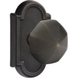 Emtek 70511 4 1/2" Pair of Dummy Door Knob with Lost Wax Cast Bronze Arched Rosette