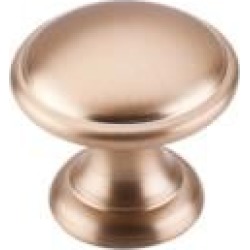 Top Knobs M1580 Dakota 1 1/4" Zinc Alloy Mushroom Shaped Rounded Cabinet Knob in Brushed Bronze