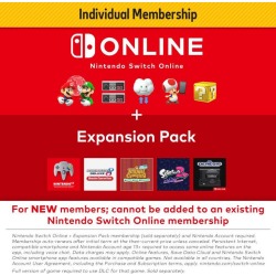 Nintendo Switch Online Plus Expansion Pack Individual Membership (GameStop)