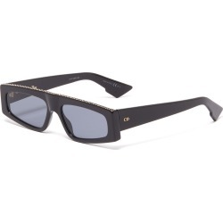 'Dior Power' strass topline acetate square sunglasses