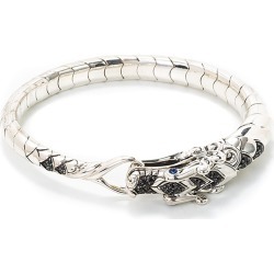 Sapphire spinel silver Naga bangle