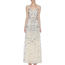 'Wildflower' sequin embroidered gown
