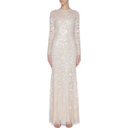 'Tempest' sequin embroidered gown