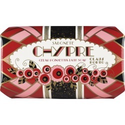 Chypre Cedar Poinsettia bar soap 150g
