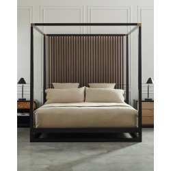 Pinstripe California King Bed found on Bargain Bro Philippines from neimanmarcus.com for $5800.00