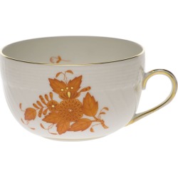 Chinese Bouquet Rust Canton Cup