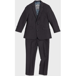 Boys' Two-Piece Mod Suit, Vintage Black, 2T-14