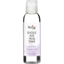 Reviva Labs Professional Strength Glycolic Acid Facial Toner 4 fl oz Liquid Skin Care