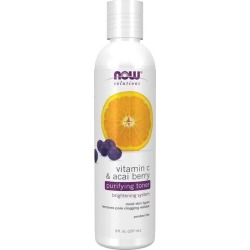 NOW Foods Vitamin C & Acai Berry Purifying Toner 8 fl oz Liquid Skin Care