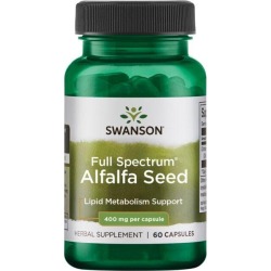 Swanson Premium Full Spectrum Alfalfa Seed 400 mg 60 Caps