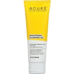 Acure Brightening Cleansing Gel 4 fl oz Gel Skin Care