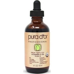 Pura D'Or Vitamin E Oil 70000 Iu 4 fl oz Liquid Skin Care