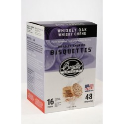 Bradley Smoker Flavor Bisquettes; Whiskey Oak 48-Pack