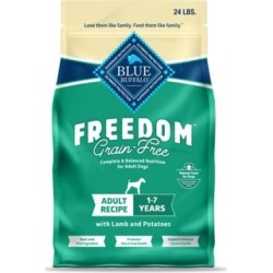 Blue Freedom Grain-Free Lamb Recipe Adult Dog Food, 24 lb.