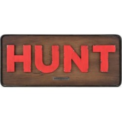 Winchester Hunt Metal Sign