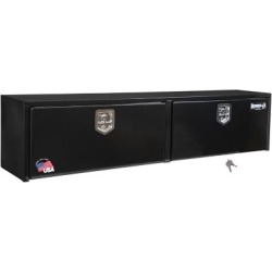 Buyers Products 16 in. x 13 in. x 88 in. Black Steel Topsider Truck Box