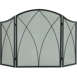 Pleasant Hearth Arched Fireplace Screen