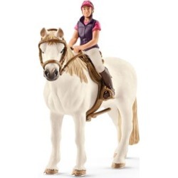 Schleich Recreational Rider with Horse Figurine