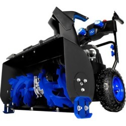 Snow Joe ION8024-XR Cordless Two Stage Snow Blower, 24 in., 80V 2 x 5 Ah Batteries, 4-Speed Headlights