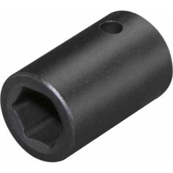 TEKTON 1/2 in. Drive Shallow Impact Socket, 6-Point, 14mm