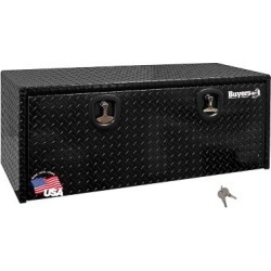 Buyers Products 24 in. x 24 in. x 48 in. Black Diamond Tread Aluminum Underbody Truck Box