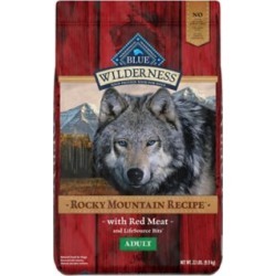 Blue Buffalo Wilderness Rocky Mountain Recipe Red Meat Dog Food For Adult Dogs; 22 lb.