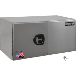 Buyers Products 24 in. x 24 in. x 72 in. XD Smooth Aluminum Underbody Truck Box with Barn Door