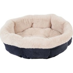 Precision Pet Products Mod Chic Round Shearling Lounger Pet Bed