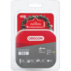 Oregon 18 in. Bar Saw Chain; 0.375 Pitch; 0.050 Gauge; Use 5/32 in. File; 62 Drive Links