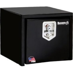 Buyers Products 14 in. x 12 in. x 18 in. Black Steel Underbody Truck Box