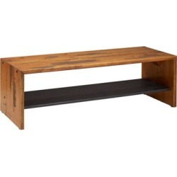 Walker Edison 58 in. Solid Rustic Reclaimed Wood Entry Bench