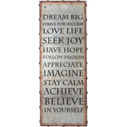 Galvanized Inspirational Wall Art