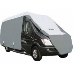 Classic Accessories Polypro 3 Class B RV Cover, Grey and Snow White, 26 in. x 96 in. x 324 in.