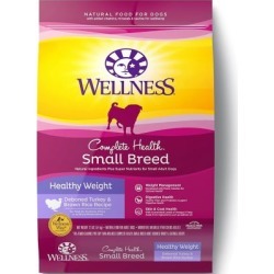 Wellness Complete Health Natural Small Breed Healthy Weight Dry Dog Food, 12 lb. Bag