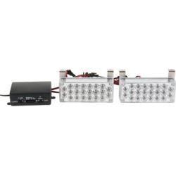 Pilot Automotive 3-Function LED Strobe Lites; White; Super Bright Light