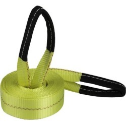 Python Recovery Strap with Reinforced Looped Ends; 10;000 lb. Break Strength