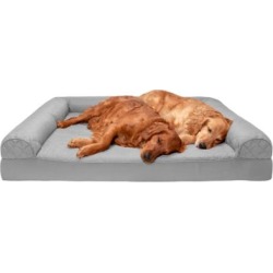 FurHaven Quilted Orthopedic Sofa Dog Bed, Red