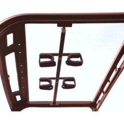 Great Day Quick Draw Overhead Gun Rack For Polaris Ranger 570 Midsize/Polaris General with Pro Fit D-shaped Roll Cage