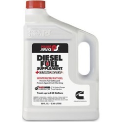 Power Service Diesel Fuel Supplement Antigel + Cetane Boost; 80 oz.