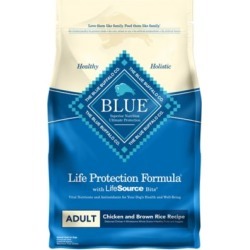 Blue Buffalo Life Protection Formula Chicken and Brown Rice Recipe Adult Dog Food, 6 lb.