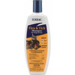 Zodiac Flea & Tick Shampoo For Dogs & Cats, 12 oz.