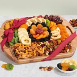 Golden State Fruit Dried Fruit And Snacks On Serving Platter, AP8076