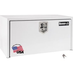Buyers Products 24 in. x 24 in. x 30 in. White Steel Underbody Truck Box
