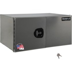 Buyers Products 24 in. x 24 in. x 36 in. Smooth Aluminum Underbody Truck Box with Barn Door