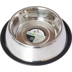 Iconic Pet Stainless Steel Non-Skid Pet Bowl for Dog or Cat; 16 oz./2 cup