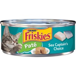 Friskies Sea Captain's Choice Adult Fish Pate Wet Cat Food, 5.5 oz. Can